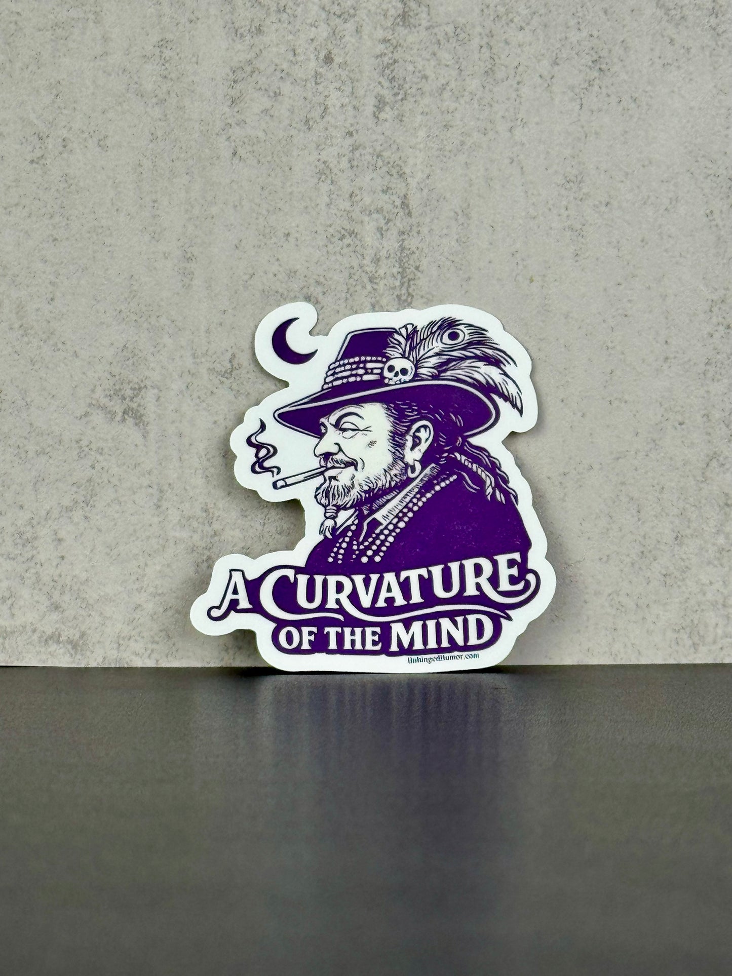 A Curvature of the Mind Sticker