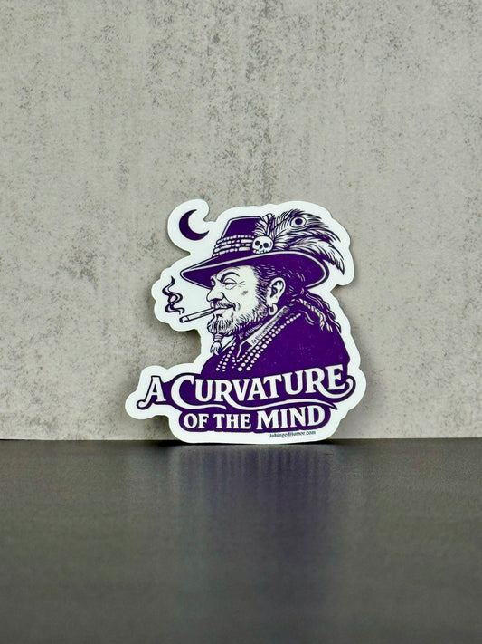 A Curvature of the Mind Sticker