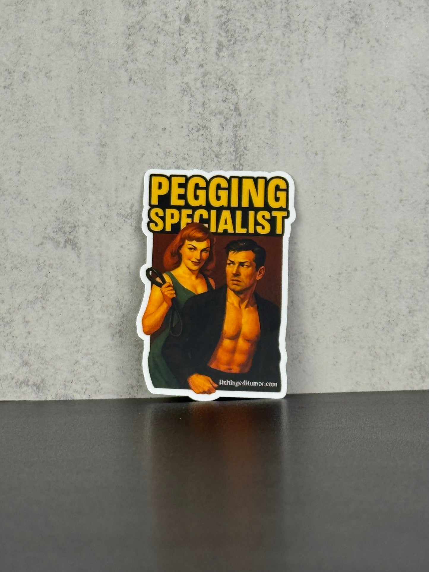 Pegging Specialist Sticker